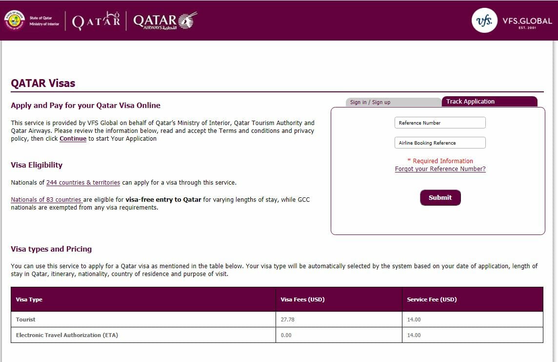 فيزا قطر للمصريين 2021